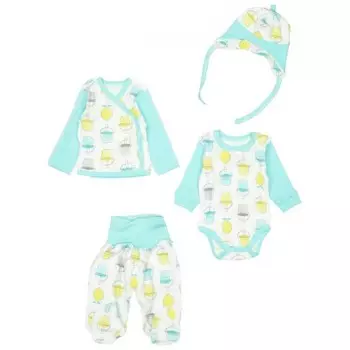 Комплект на выписку Лапушка Лимончик (4 предмета)