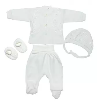 Комплект на выписку Осьминожка для девочки 4 предмета Нежность 318-252