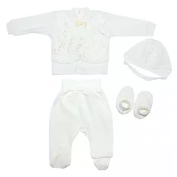 Комплект на выписку Осьминожка для мальчика 4 предмета Нежность 318-251