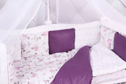Комплект в кроватку AmaroBaby Амели (15 предметов)