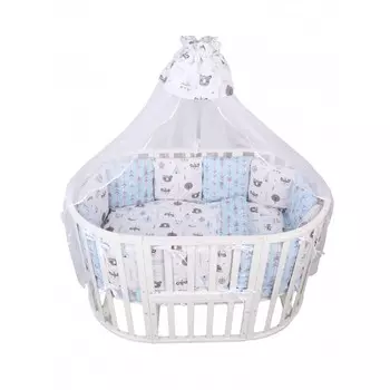 Комплект в кроватку AmaroBaby Premium Индейцы (18 предметов)