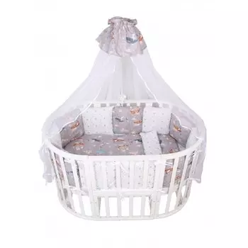 Комплект в кроватку AmaroBaby Premium Путешественники (18 предметов)