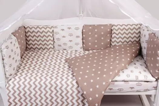 Комплект в кроватку AmaroBaby Royal Baby (15 предметов)
