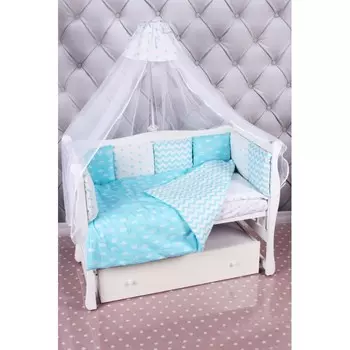 Комплект в кроватку AmaroBaby Royal Baby (18 предметов)