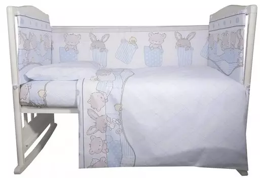 Комплект в кроватку BamBola Кармашки (4 предмета)