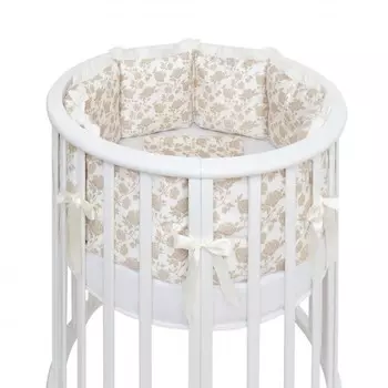 Комплект в кроватку Colibri&Lilly Royal Rose Gold Round (7 предметов)