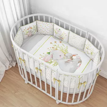 Комплект в кроватку Fluffymoon универсальный Tenderness (6 предметов)