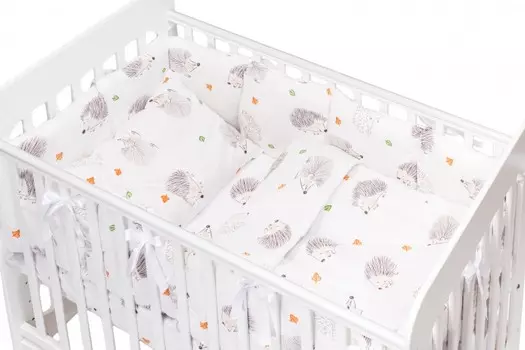 Комплект в кроватку Forest kids Ёжики (15 предметов)