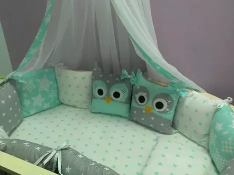 Комплект в кроватку Incanto Совята (10 предметов)