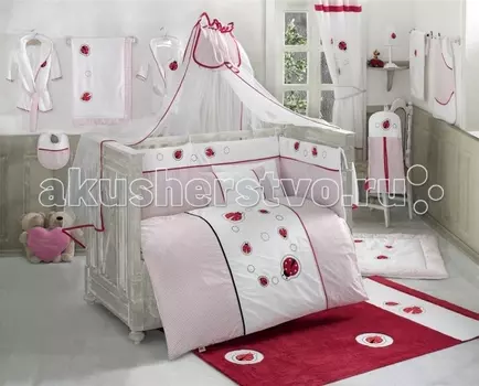 Комплект в кроватку Kidboo Little Ladybug (6 предметов)