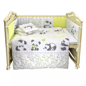 Комплект в кроватку Labeille Панды (4 предмета)