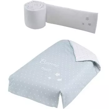 Комплект в кроватку Micuna Бортик и покрывало Bonne Nuit