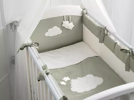 Комплект в кроватку Perina Бамбино из сатина (6 предметов)