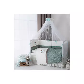 Комплект в кроватку Perina Жила-была лошадка (4 предмета)