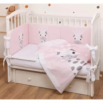 Комплект в кроватку Pituso сатин-люкс (6 предметов)