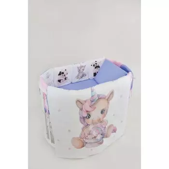 Комплект в кроватку Сонная сказка Маленькая милашка (6 предметов)