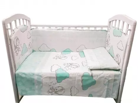 Комплект в кроватку Сонная сказка Маленький ангел (6 предметов)