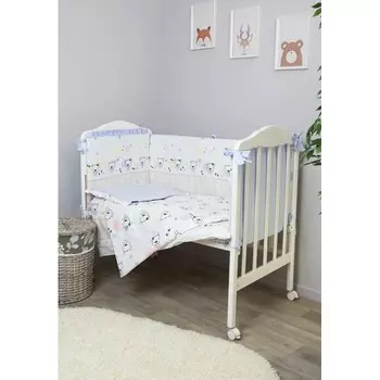 Комплект в кроватку Сонный гномик Конфетти (7 предметов)