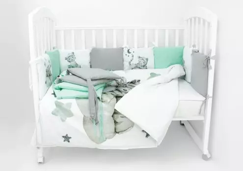 Комплект в кроватку Топотушки Тигрята (6 предметов)