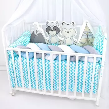 Комплект в кроватку Золотой Гусь My friends (9 предметов)