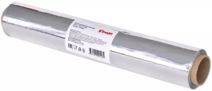 Комус Фольга алюминиевая пищевая 29 см х 100 м