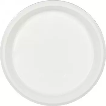 Комус Тарелка одноразовая пластиковая 220 мм 100 шт.