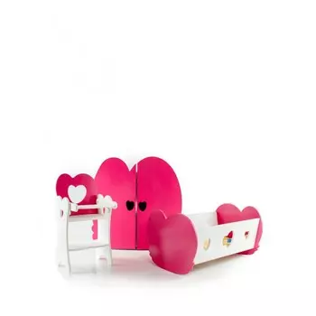 Коняша Набор кукольной мебели Валентинка