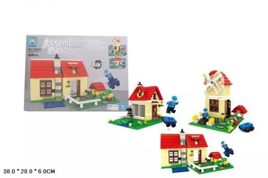 Конструктор Ausini Домик с фигуркой и аксессуарами (316 деталей)