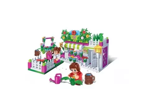 Конструктор BanBao Цветочный магазин 252 детали