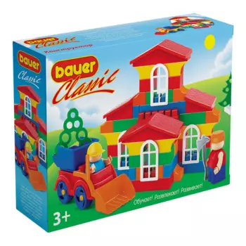 Конструктор Bauer Classic Набор Стройка малого дома Блокмена (95 элементов)
