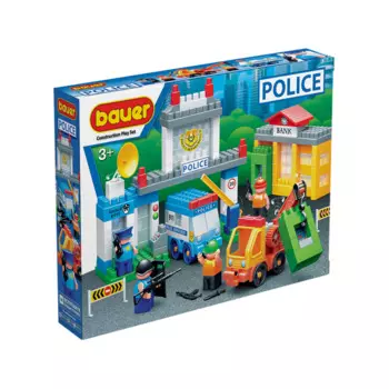 Конструктор Bauer Полиция Ограбление банка (181 элемент)