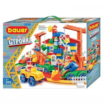 Конструктор Bauer Стройка (200 элементов)