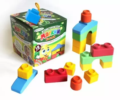 Конструктор Биплант Кнопик (18 деталей)