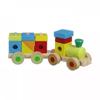 Конструктор Bondibon Каталка-конструктор Паровоз