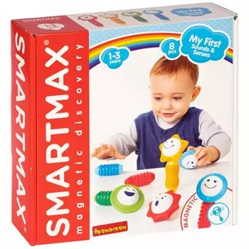 Конструктор Bondibon Магнитный Мой первый набор погремушек (8 деталей)