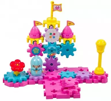 Конструктор Bondibon на шестеренках Веселая карусель 44 детали