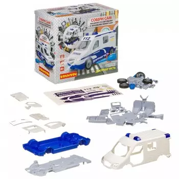 Конструктор Bondibon с отверткой Собирай и Играй Дежурная часть (55 деталей)