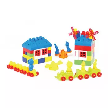 Конструктор Colorplast Мастер Блок №7 (105 деталей)