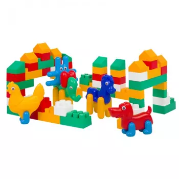 Конструктор Colorplast Зоо Блок №5 (75 деталей)