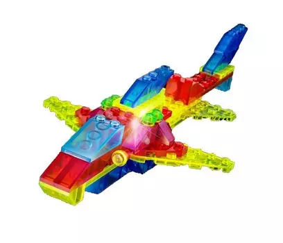 Конструктор Crystaland Светящийся Животные 4 в 1 (65 деталей)