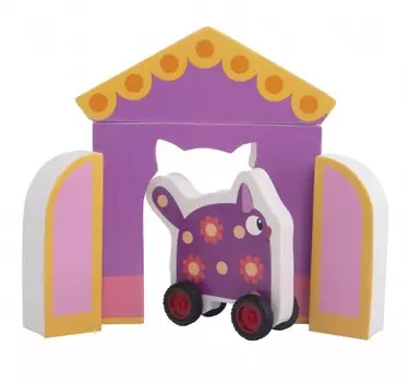 Конструктор Деревяшки мягкий Кошечка Мяу