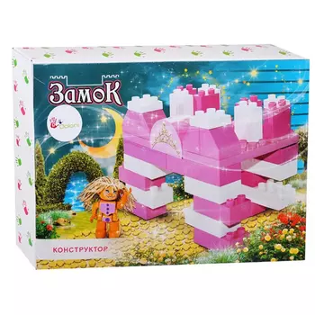 Конструктор Doloni Замок 37 деталей 25x35 см