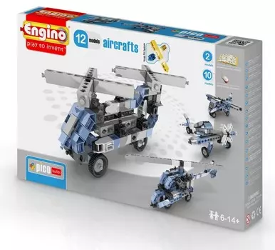 Конструктор Engino Eco Builds Самолеты 12 в 1