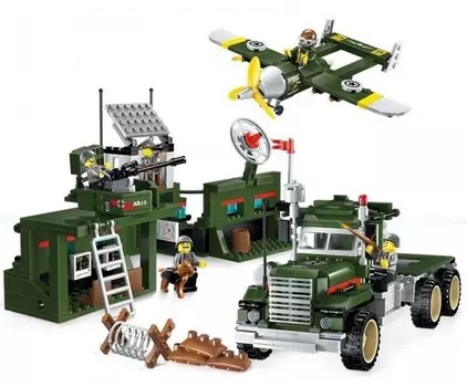 Конструктор Enlighten Brick Военная техника (687 деталей)