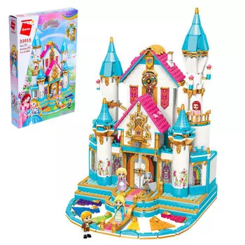 Конструктор Enlighten Brick Замок с фигурками и аксессуарами 1169 деталей