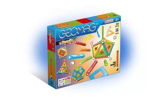 Конструктор Geomag магнитный Confetti (50 деталей)