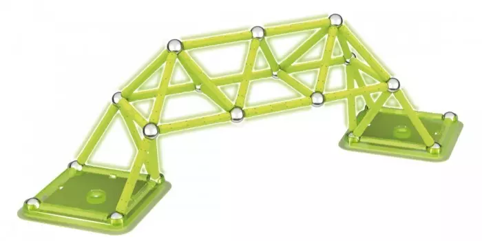 Конструктор Geomag магнитный Glow 64 детали