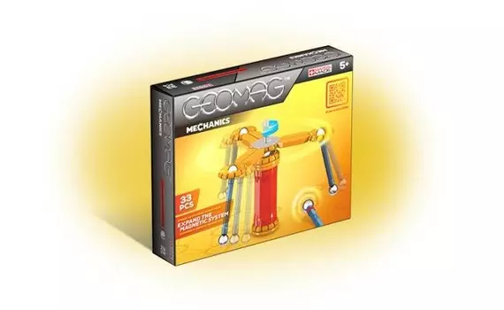 Конструктор Geomag магнитный Mechanics (33 детали)
