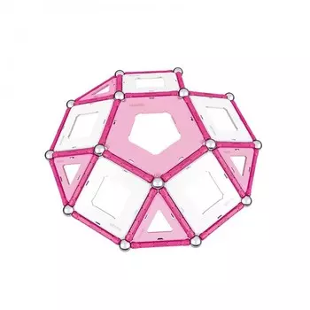 Конструктор Geomag магнитный Pink 68 деталей
