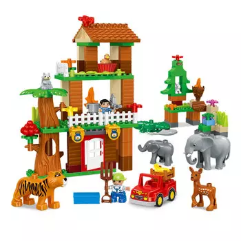 Конструктор Gorock Приключения в джунглях (138 деталей)